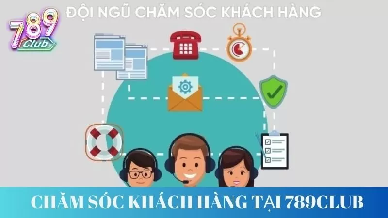 Đội ngũ chăm sóc khách hàng của 789Club tận tình, chu đáo