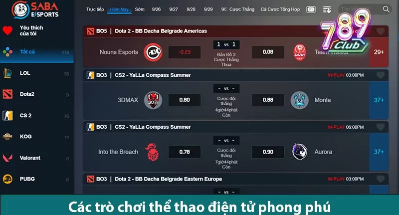 Thể Thao 789club - Đích Đến Cho Mọi Tín Đồ Yêu Thích Cá Độ Online